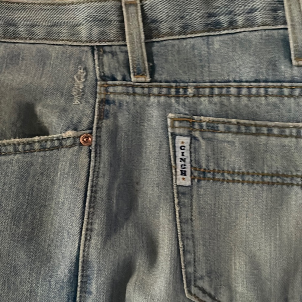 Men’s Cinch Jeans white label 38x 34
